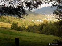 Vue sur la Tête du Tertre (707 mètres)